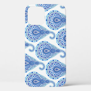 Boho Chic Paisley Seamless Oriental iPhone 12 Case