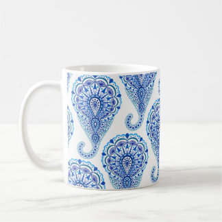Boho Chic Paisley Seamless Oriental Coffee Mug