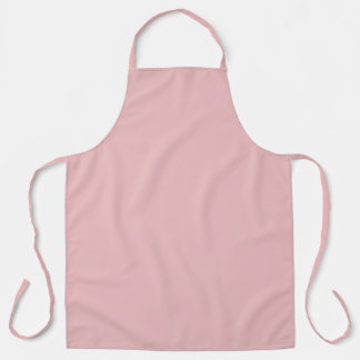 Boho Chic Pink Solid Colour Apron