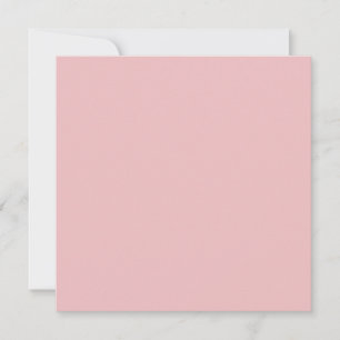 Boho Chic Pink Solid Colour Card