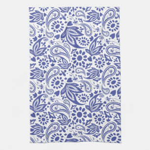 Boho Chic Pretty Paisley Pattern Tea Towel