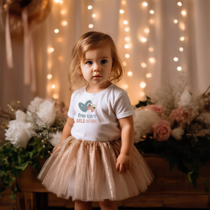 Boho Chic Quote Free Spirit Wild Heart Toddler T-Shirt