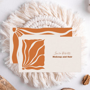 Boho Chic Retro Floral Business Card