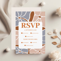 Boho Chic Retro Floral Wedding