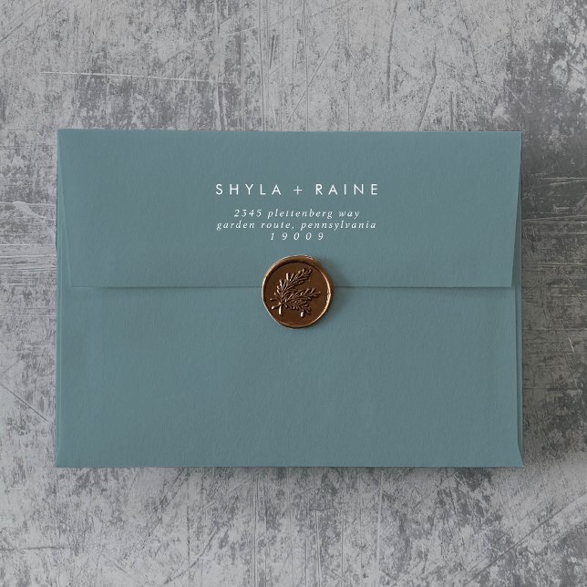 Boho Chic Seafoam Teal Wedding Envelopes (Boho Chic Seafoam Teal Wedding Envelopes)