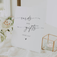 Boho Chic Silver Grey Wedding Cards and Gifts