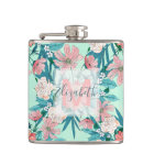 Boho chic spring garden flowers illustration