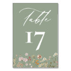 Boho Chic Wildflower Modern Wedding