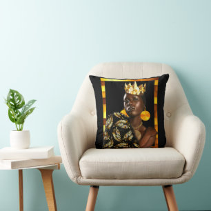“Boho Chic with African Flair” Cushion