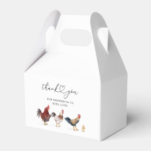 Boho Chicken Baby Shower Favour Box