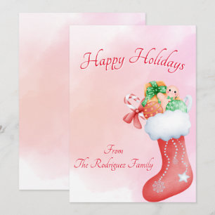 BOHO CHRISTMAS GREETING CARD