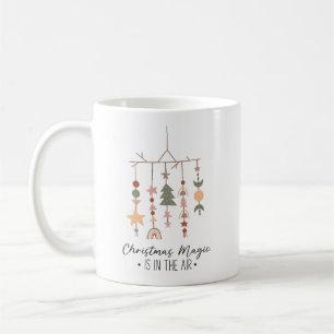 Boho Christmas Magic Festive Holiday Coffee Mug