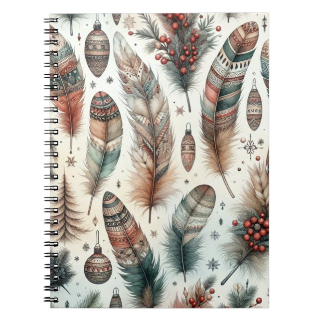 Boho Christmas Notebook (Front)