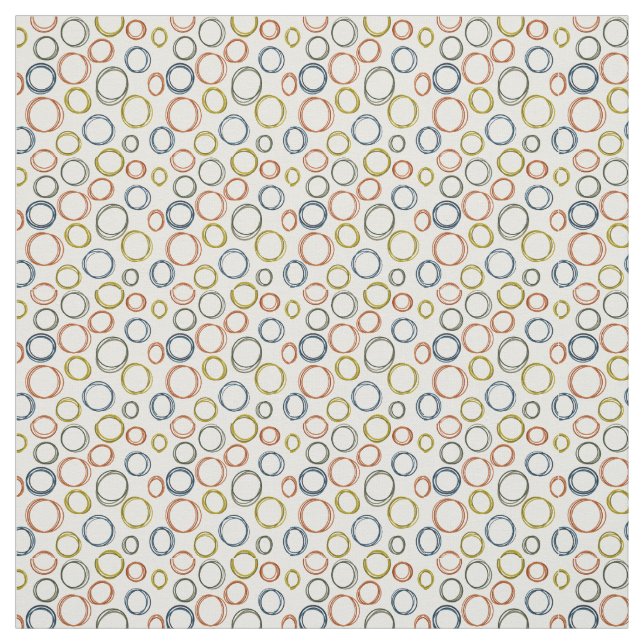 Boho Circles  Fabric (Swatch)
