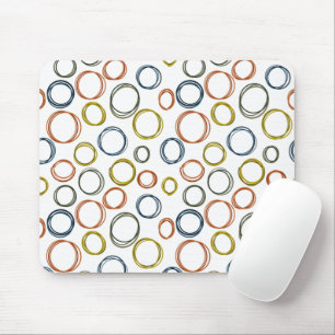 Boho Circles Mouse Mat