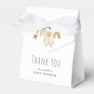 Boho Clothesline Gender Neutral Baby Shower Favour Box