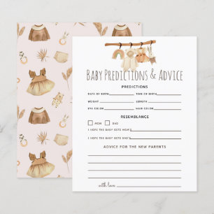 Boho Clothesline Girl Baby Predictions & Advice