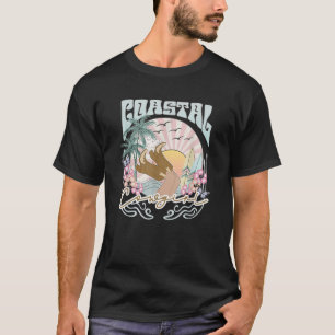 Boho Coastal Cowgirl Western Beach Summer T Shirt