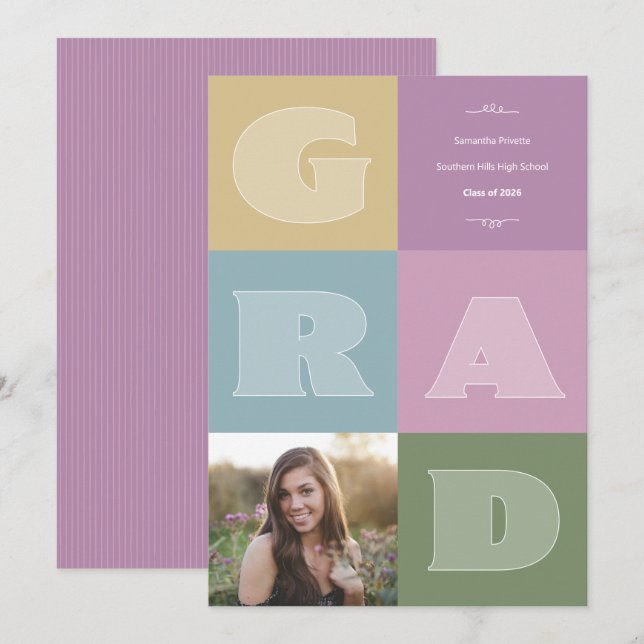 Boho Color Block - Meadow (Front/Back)