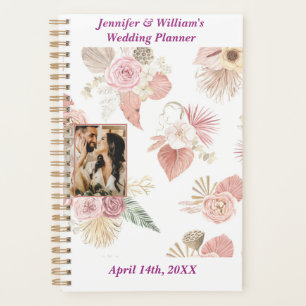 Boho Coloured Florals Wedding 1-image Planner