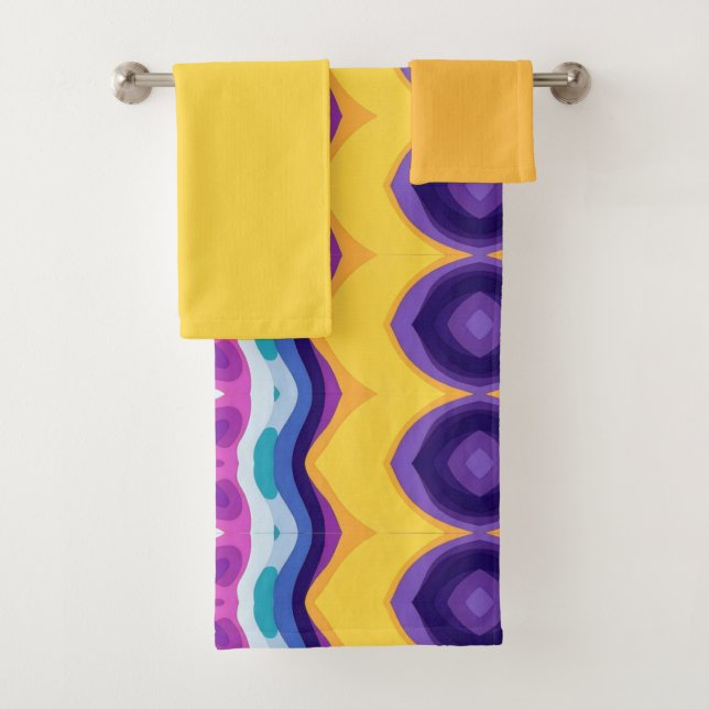 Boho Colourful 19 Bath Towel Set (Insitu)