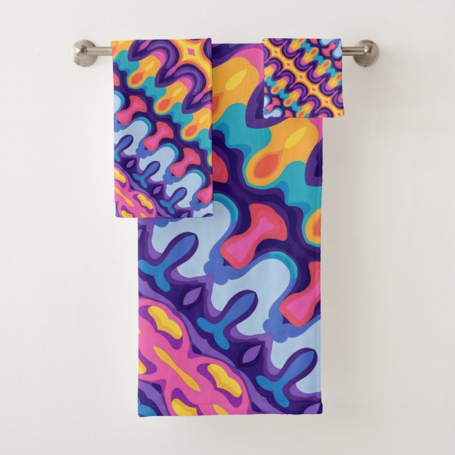 Boho Colourful 21 Bath Towel Set (Insitu)