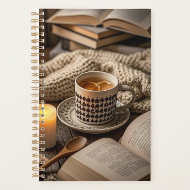 Boho Cosy Warm Candle lights  Planner (Front)