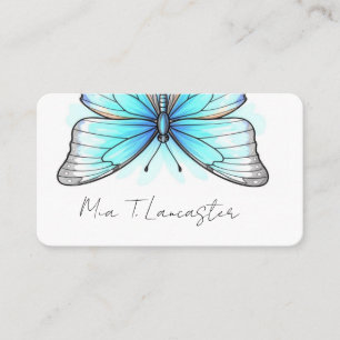 Boho Cottage Shabby Chic Feathers Business Card