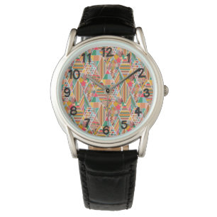 Boho Crazy Quilt Watch