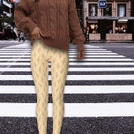 Boho Cream Pink Botanicals Leggings<br><div class="desc">A nice variation to warm hues and tones of rich festive colours Colours,  with this Cream and Pink coloured feathers giving a whiff of freshness to Winter. A cool trendy look. Ideal for talking walks in the park,  yoga sessions or Year end parties!</div>