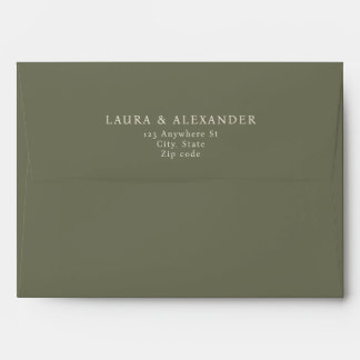 Boho Cream Wildflower Envelope
