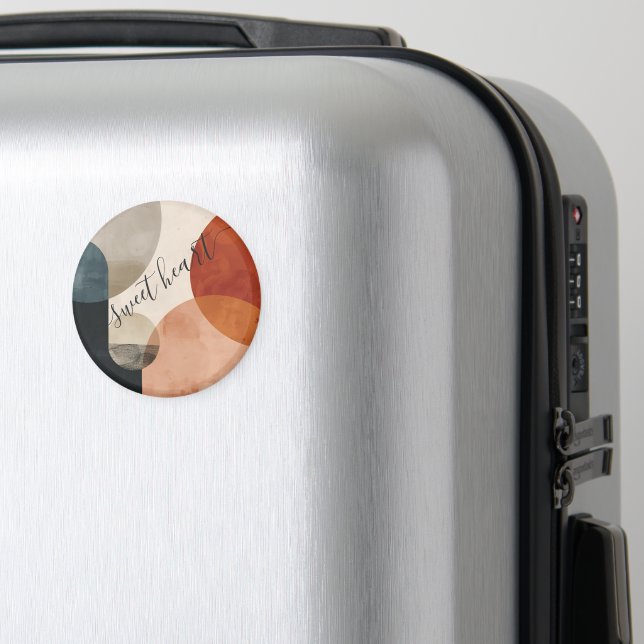 Boho Custom Name Magnet (In Situ (Luggage))