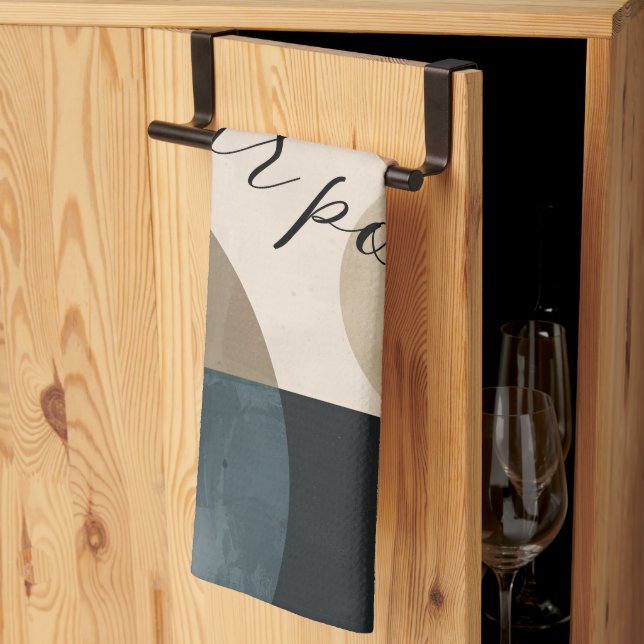 Boho Custom Name Tea Towel (Thirds Fold)