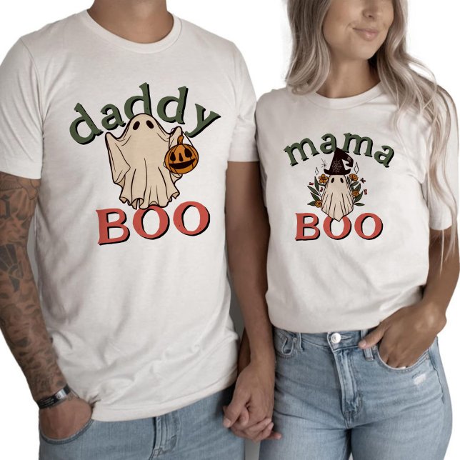 Boho Daddy Boo Cute Ghost Halloween T-Shirt (Creator Uploaded)