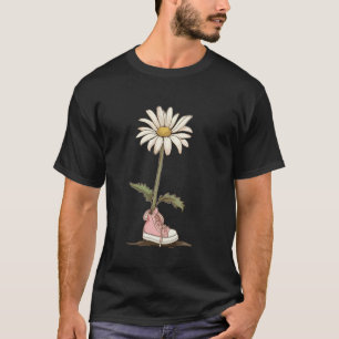 Boho Daisy ~ Flower Retro Botanical Wildflower Gar T-Shirt
