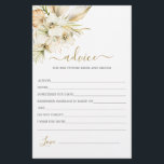 Boho Desert Advice for the Bride card<br><div class="desc">Boho desert advice for the bride card</div>