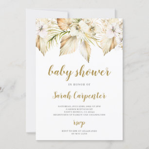 Boho Desert Baby Shower invitation