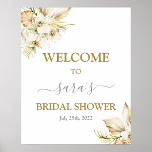 Boho Desert Bridal Shower Welcome sign