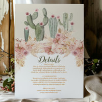 Boho Desert Cactus Wedding