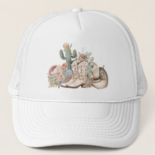 Boho desert cowgirl cowboy boots cowboy hat