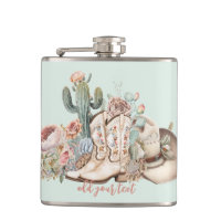 Boho desert cowgirl cowboy boots cowboy hat