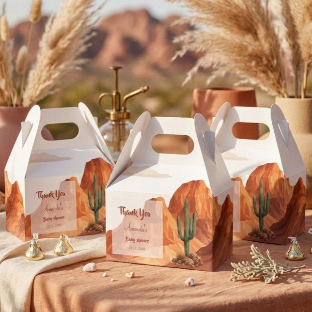 Boho Desert Darling Southwest Baby Shower  Favour Box (Creator Uploaded)