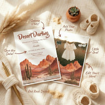 Boho Desert Darling Southwest Baby Shower Photo