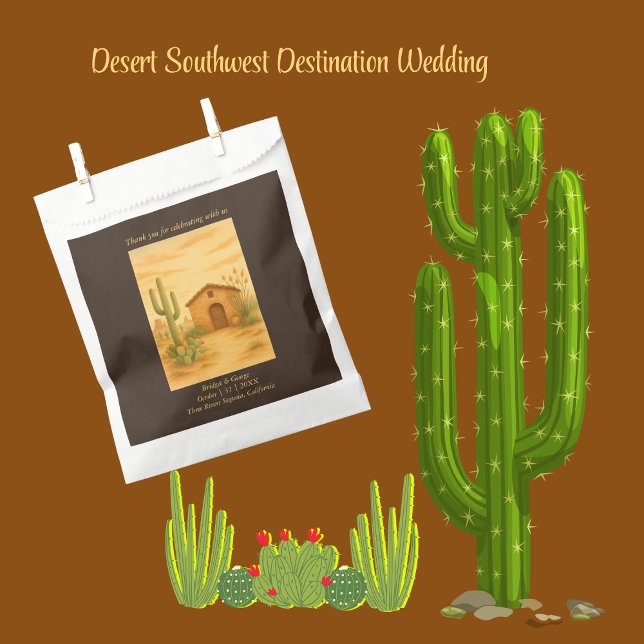Boho Desert Southwest Rustic Wedding  Favour Bags (Creator Uploaded)