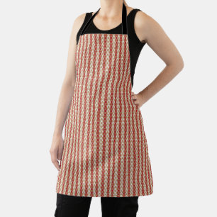 Boho Desert Stripe Pattern Design Apron