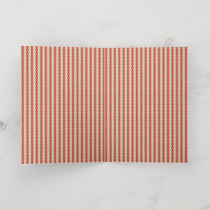 Boho Desert Stripe Pattern Design Foil Holiday Card