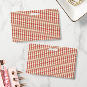 Boho Desert Stripe Pattern Design ID Badge