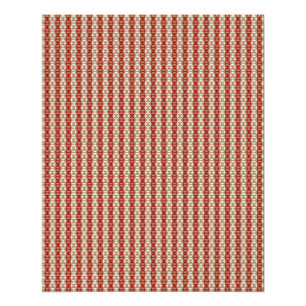 Boho Desert Stripe Pattern Design Poster