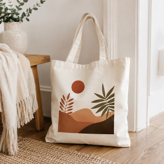 Boho Desert Sun Tote Bag
