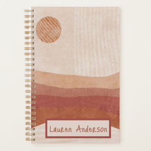 Boho desert sunset,  get organised, planner
